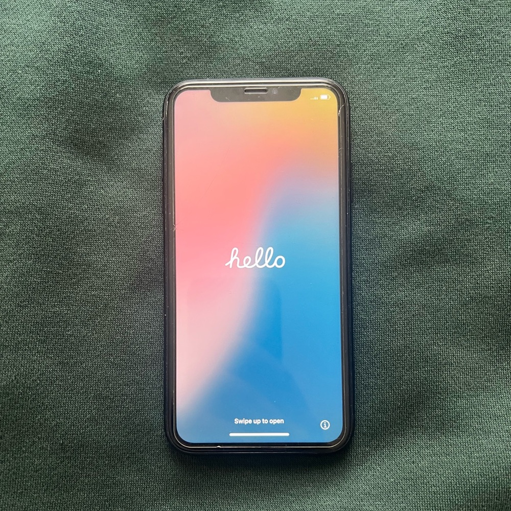 Unlocked iPhone XR 256g black (used)